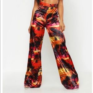 Satin high waist pants *Brand New*